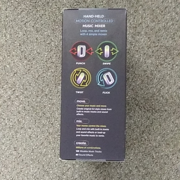 Rukus FX Handheld Motion Controlled Music Mixer Bonus Silicone Skin - Picture 2 of 3